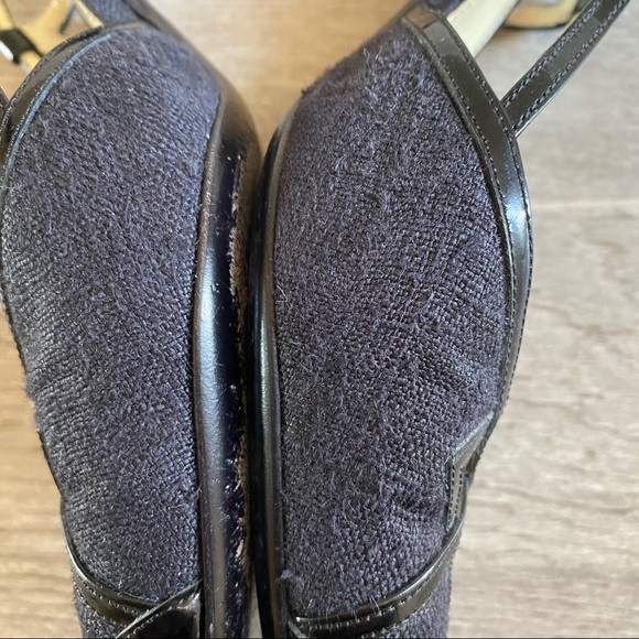 Prada slingbacks with patent leather and fabric - Picture 7 of 11